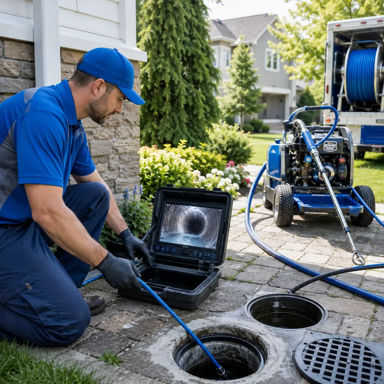 Outdoor drain cleaning professionals serving Cornettsville, KY